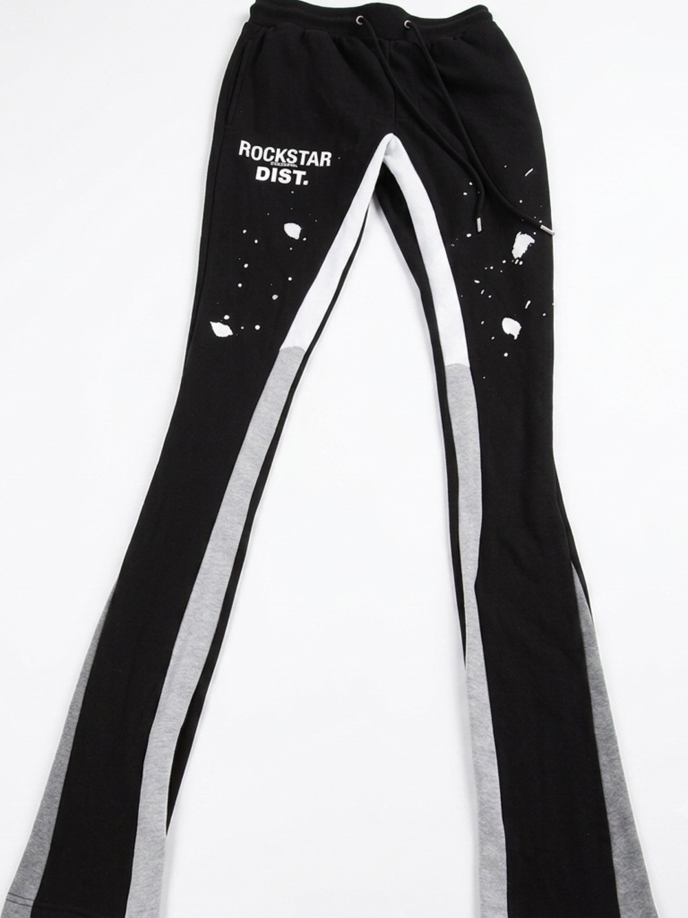 Rockstar Dist. Black & Gray Men’s Panel Joggers